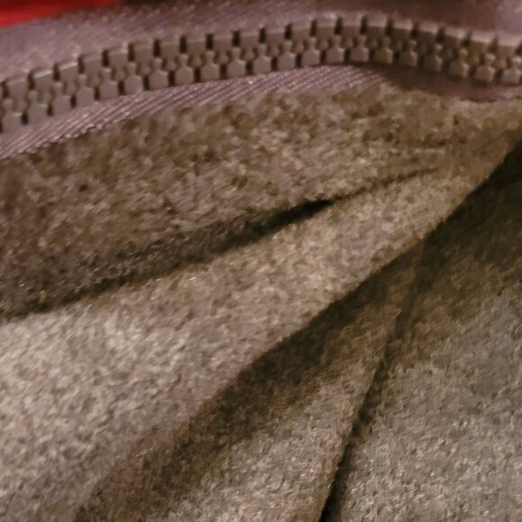 Woman Within Women’s Plus 26/28 (2X) Red Microfiber Parka Coat Zip Front Hooded - Picture 7 of 10